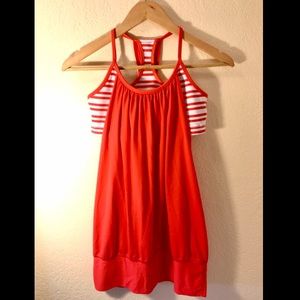 Lululemon top with built in sports bra